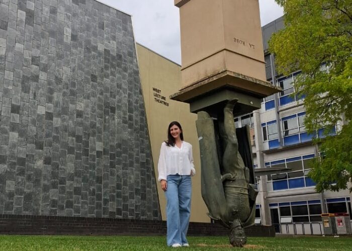 700x500px Texto Aluna da Graduacao em Fisioterapia do Einstein realiza pesquisa na Australia